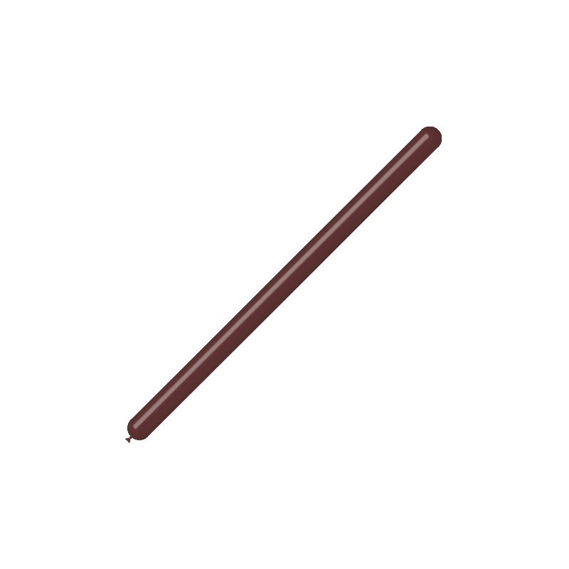 Donkerbruine Modelleerballonnen 5cm 150cm 50st