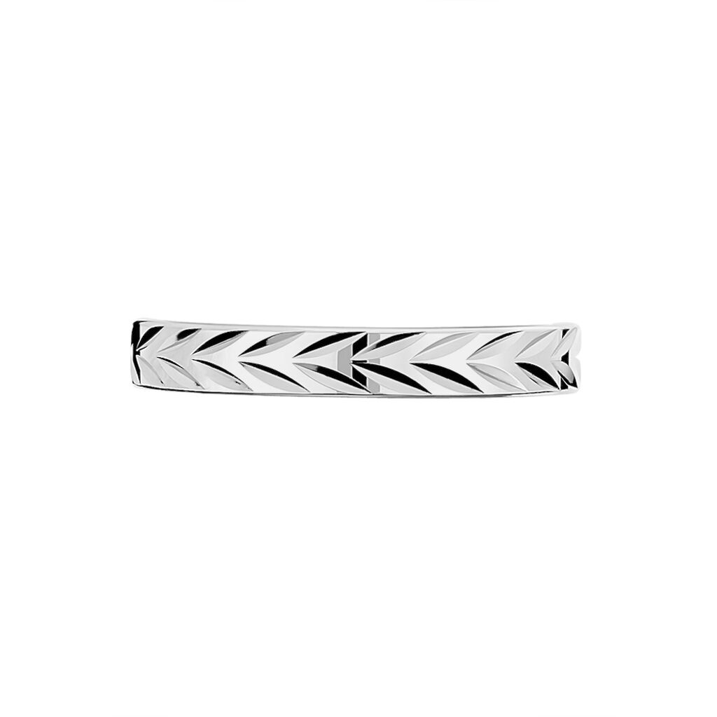 Alliance Epi Ruban Plat Or Blanc