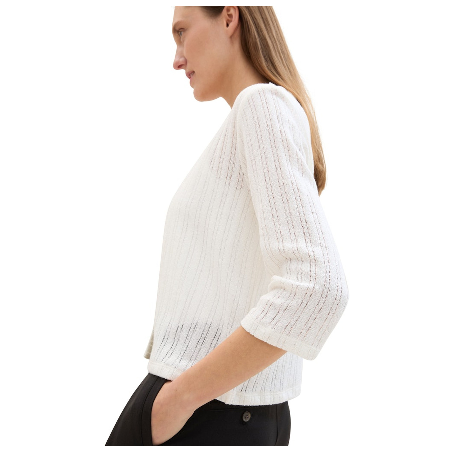 Tom Tailor T-shirt loose knit cardigan