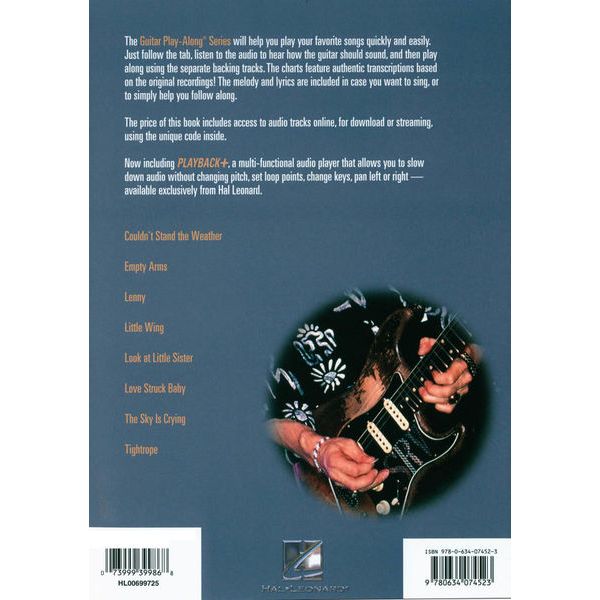 Hal Leonard Stevie Ray Vaughan Play-Along