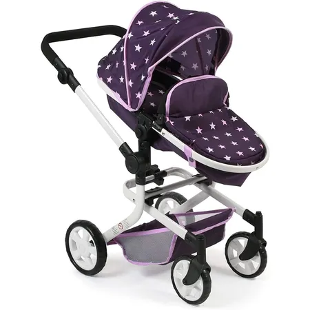 Bayer Chic Kombi-Puppenwagen Mika Star lila