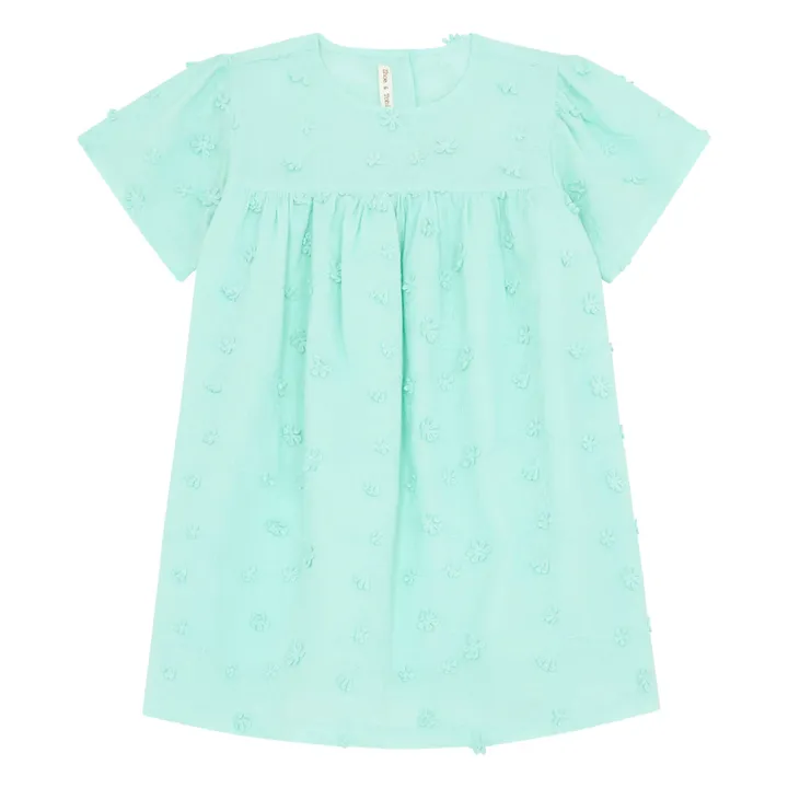 Zhoe & Tobiah Robe Brodée | Bleu turquoise