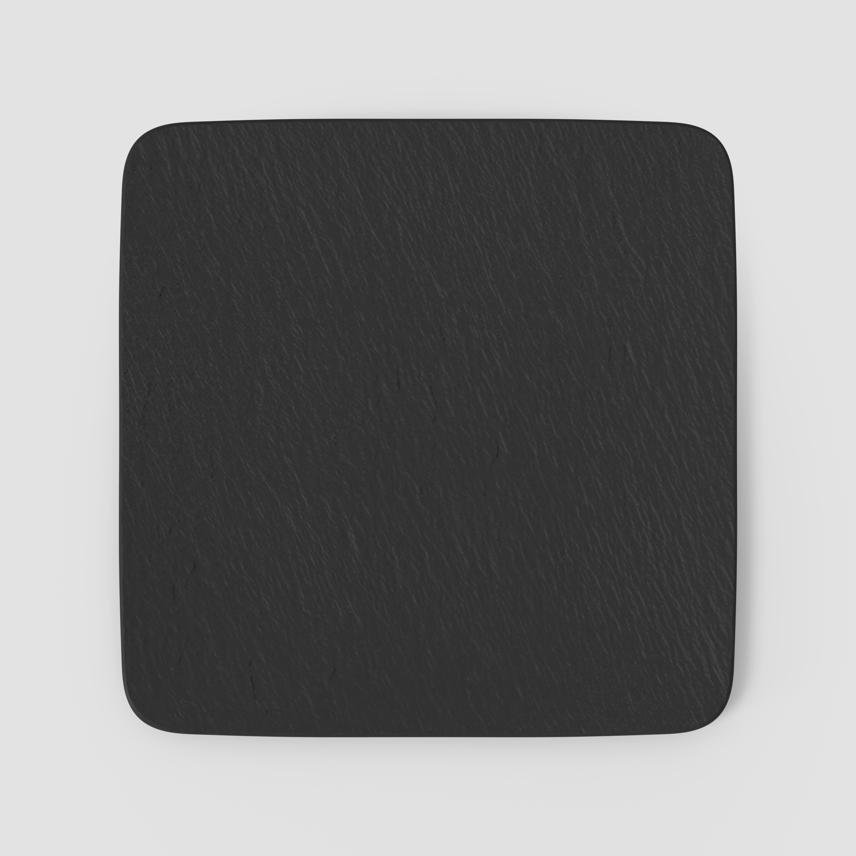 Manufacture Buffet plate Black, 12.7'' x 12.7'', Premium Porcelain
