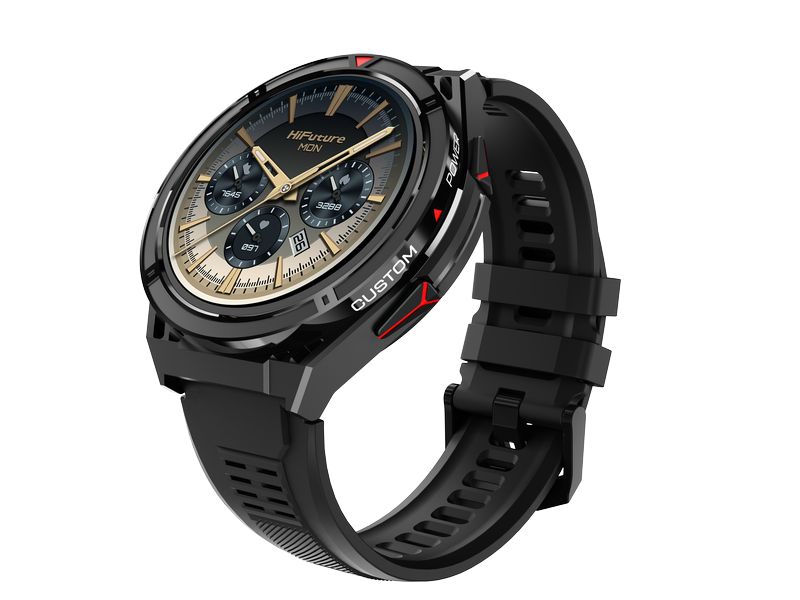 HiFuture Smartwatch Active Schwarz/Rot 1.43