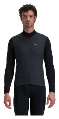 Maillot Manches Longues Santini Pure Noir