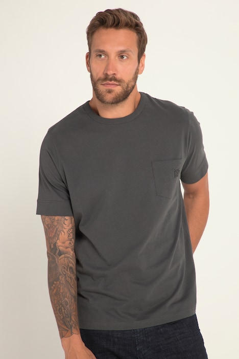 T-Shirt, OEKO-TEX, Halbarm, Brusttasche, Rundhals