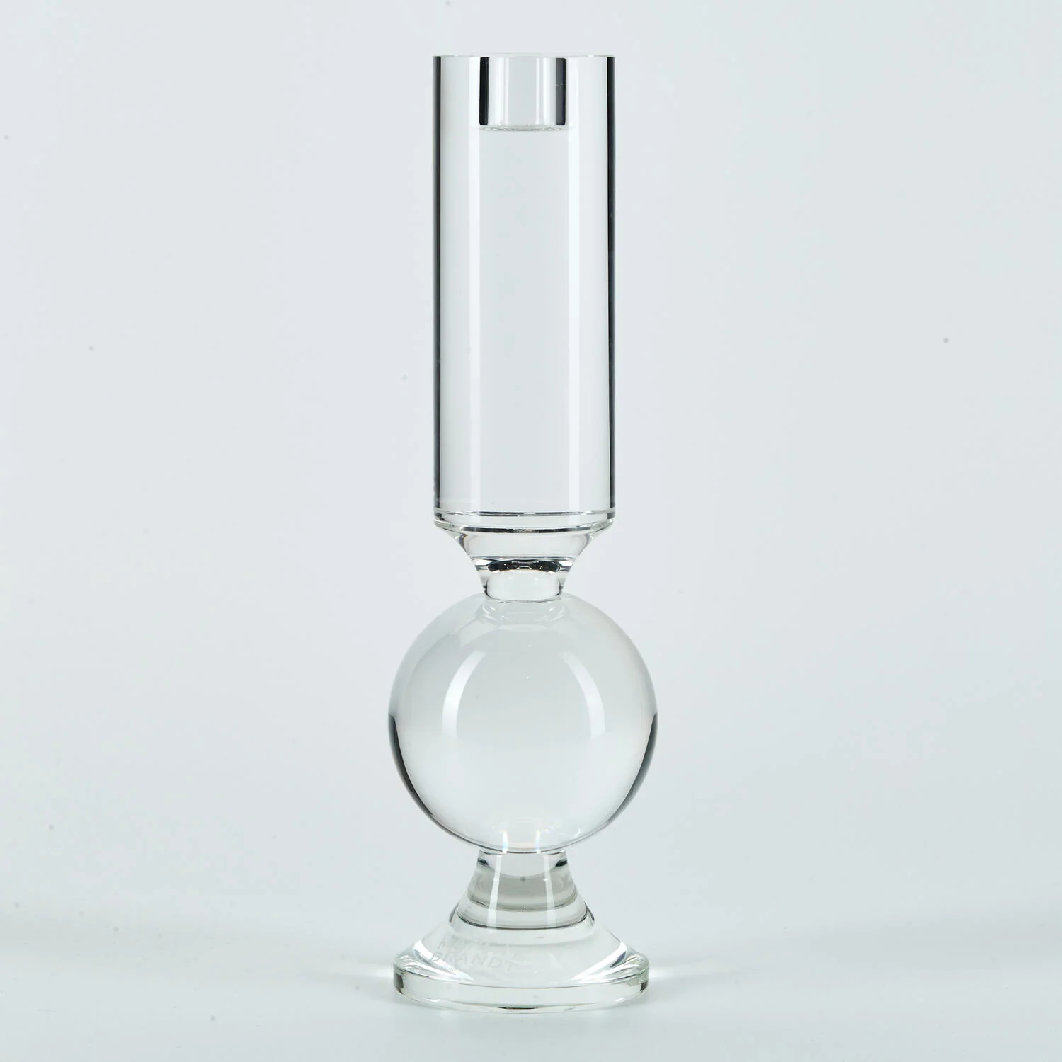 Margit Brandt  Sirene lysestage, klar - H: 30,5 cm.