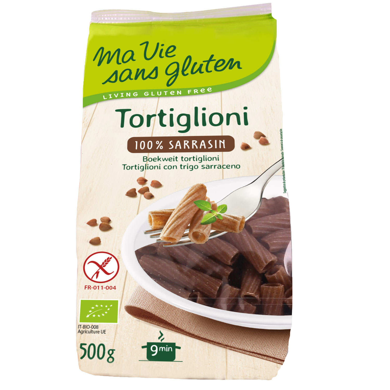 Tortiglioni 100% sarrasin - pâtes bio sans gluten