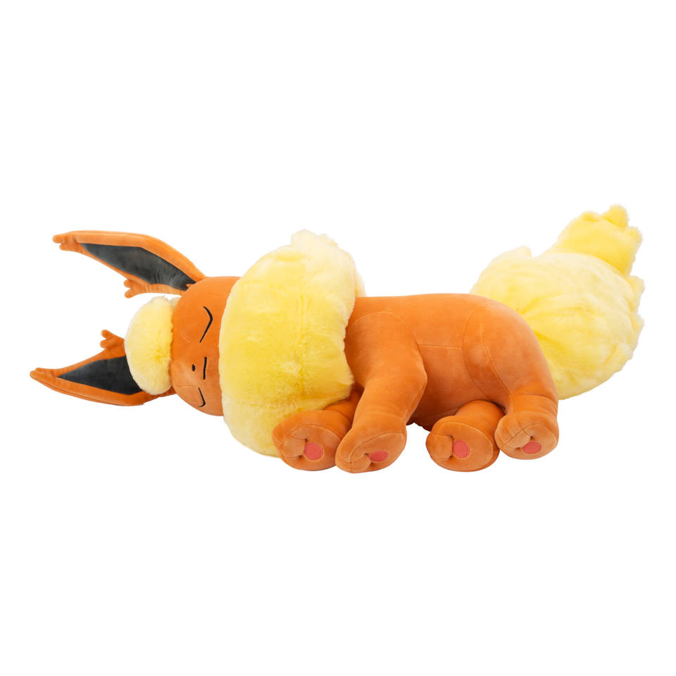 Pokémon slapende pluchen knuffel Flareon - 45 cm