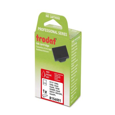 Trodat - Encrier 6/56 recharge pour tampon 5117/5204/5460 - rouge