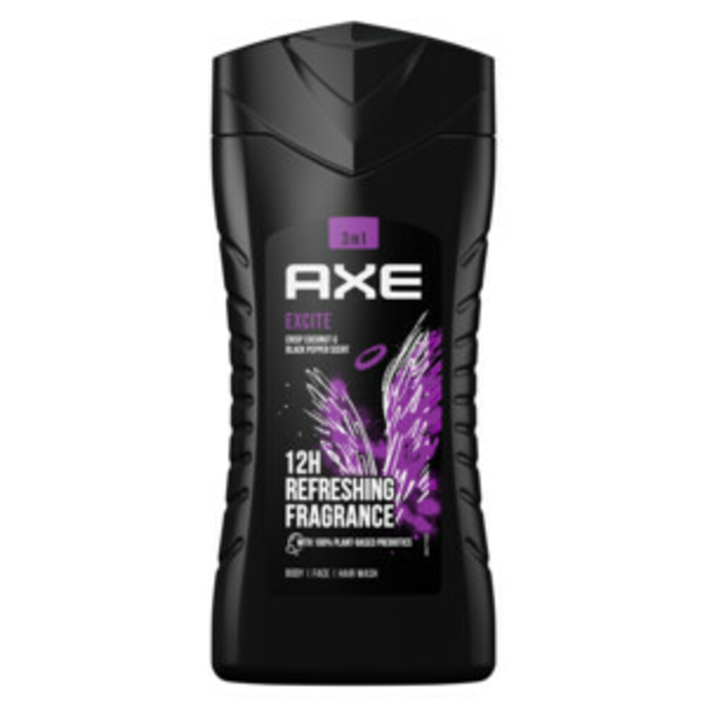 6x Axe Douchegel Excite250 ml