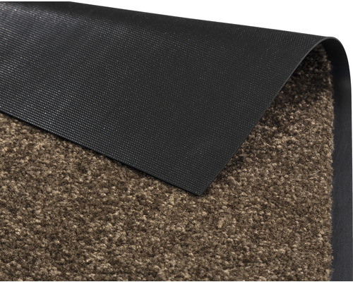 Op maat gemaakte Proper Tex bruine deurmat, 120 cm breed (per meter verkocht)