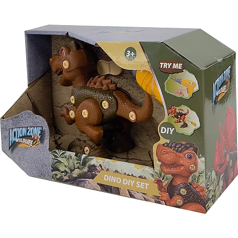 Action Zone diy dinosaur - flere varianter - assorteret
