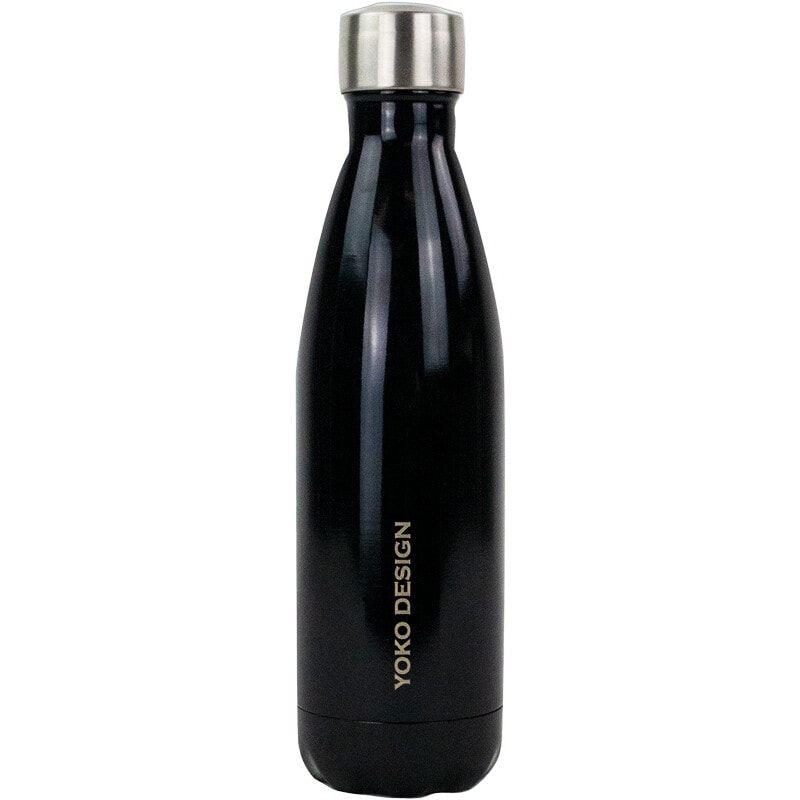 Bouteille isotherme - Brillant - Noir - 500 ml