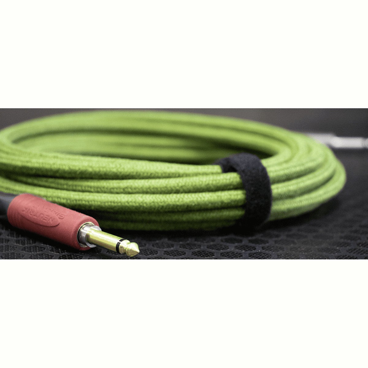 Cordial Ecohemp 6PP Silent instrumentkabel groen mono jack Neutrik recht Silent 6 m