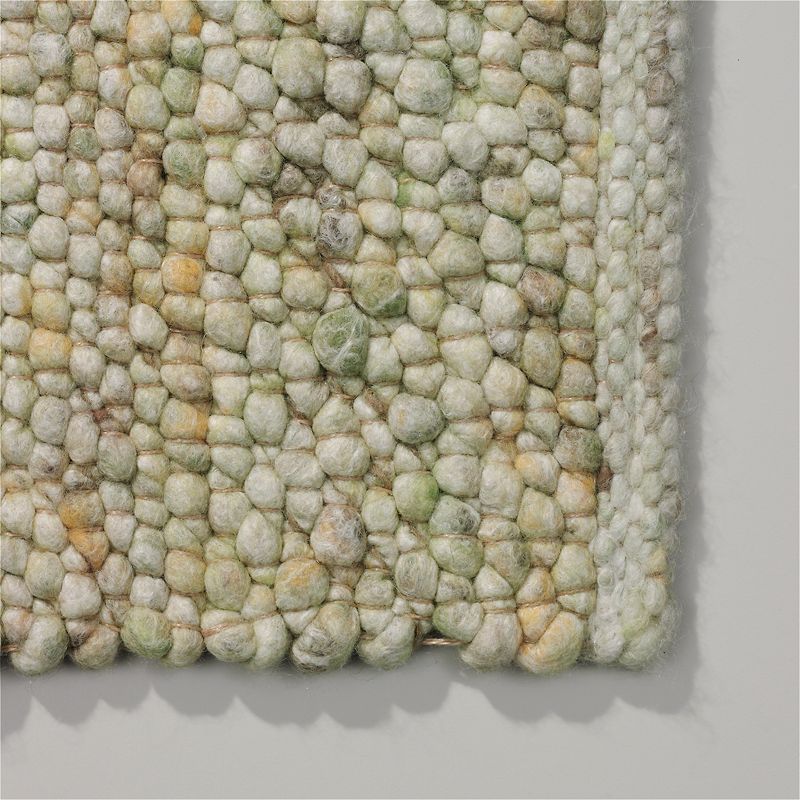 Vloerkleed Licht groen 42 Velvet  | Beside Rugs