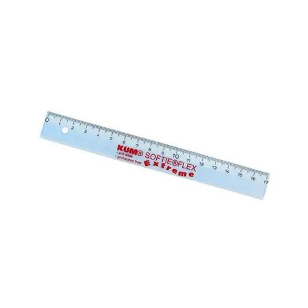 KUM® Lineal 15 cm für Linkshänder KUM® Lefty L1 Softie Flex