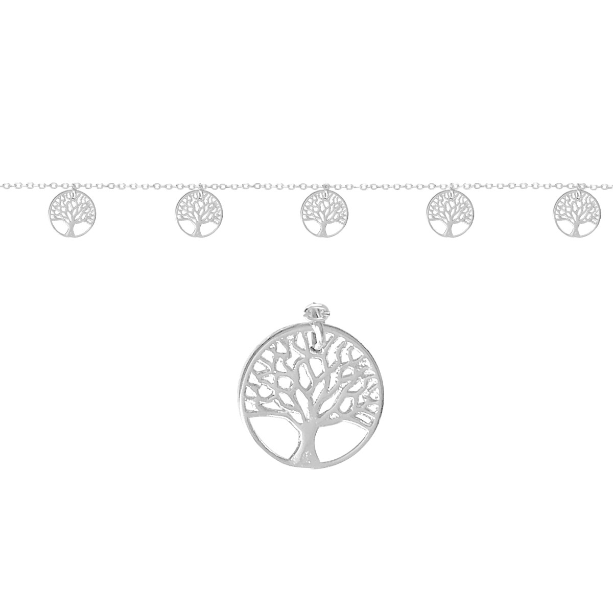 Bracelet arbre de vie argent 925
