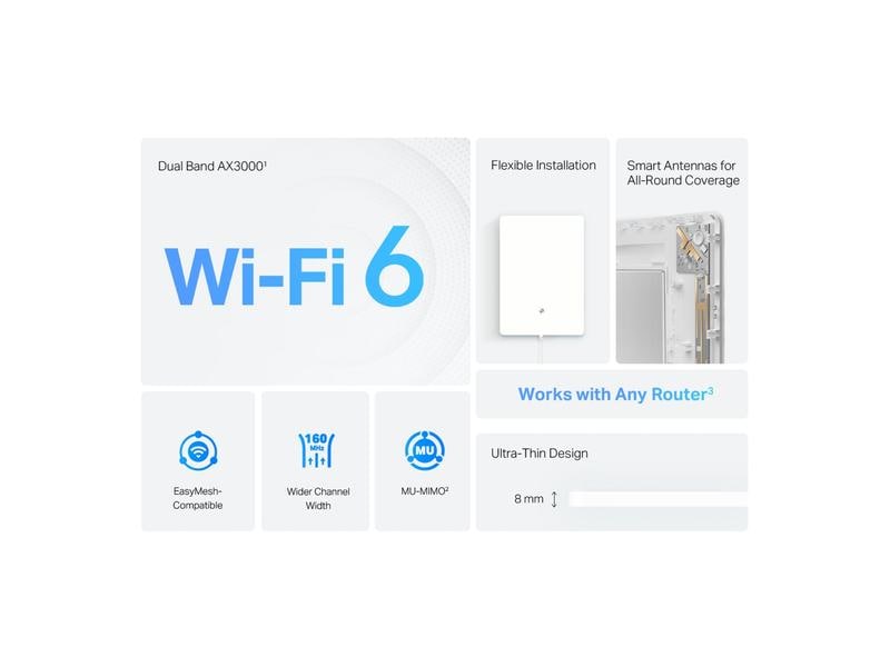 TP-Link WLAN-Repeater Archer Air E5 AX3000 Dual-Band Wi-Fi 6 Air Range Extender