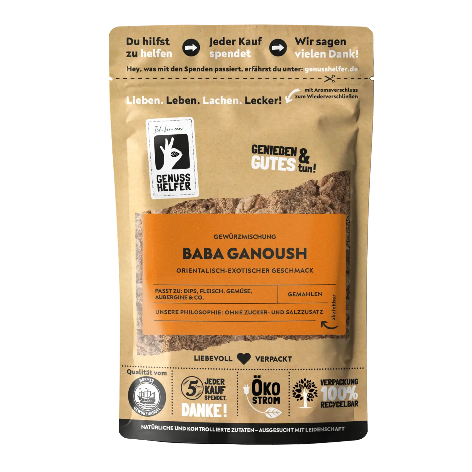 Baba Ganoush, afrikanische Gewürzmischung, gemahlen