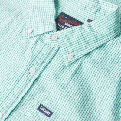 Chemise à manches courtes homme Seersucker SUPERDRY