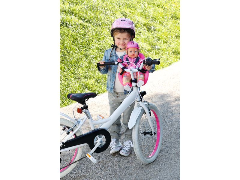 Baby Born Puppenzubehör Fahrradsitz Fahrradzubehör mit Gurtsystem