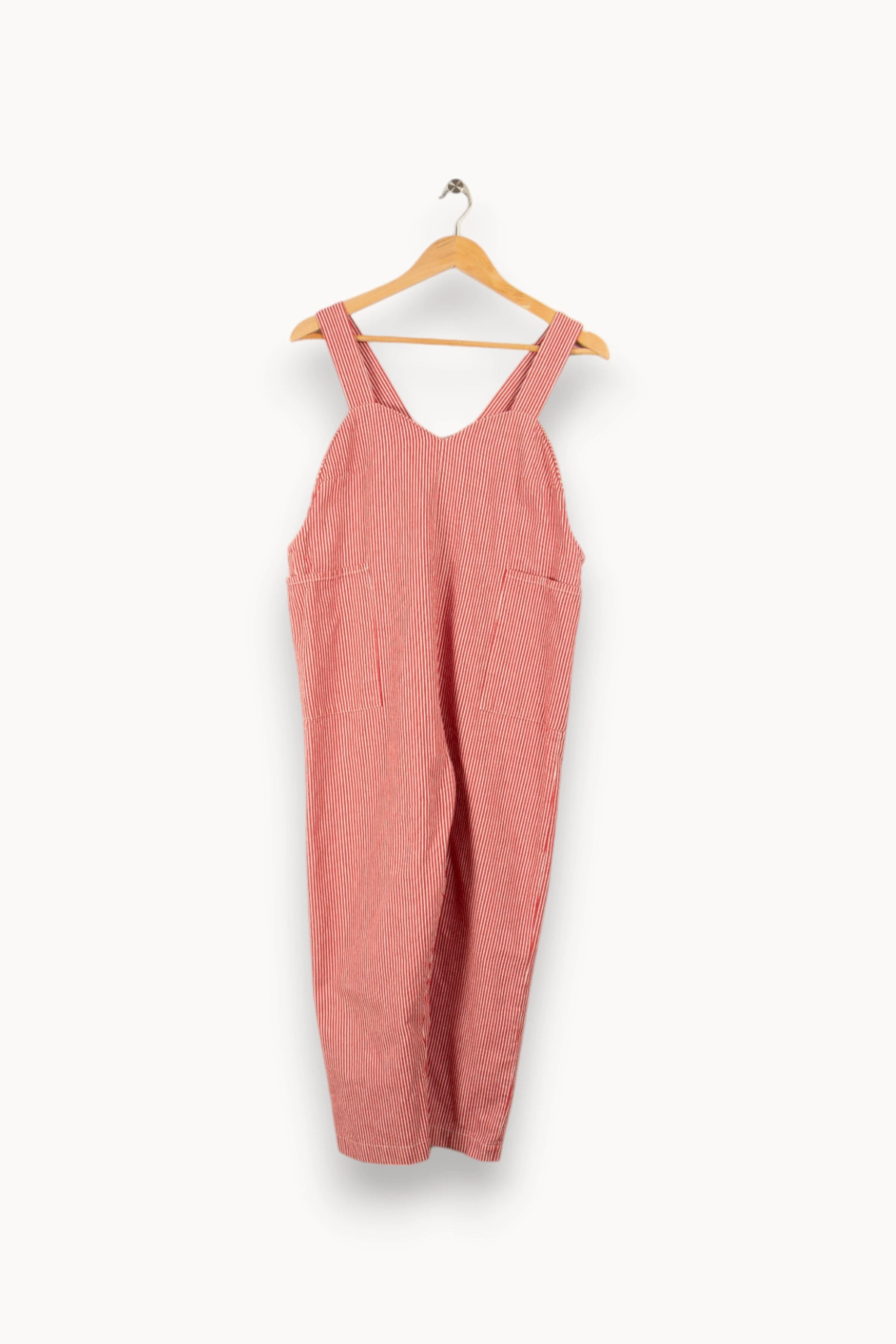 Combinaison en jean | Rouge