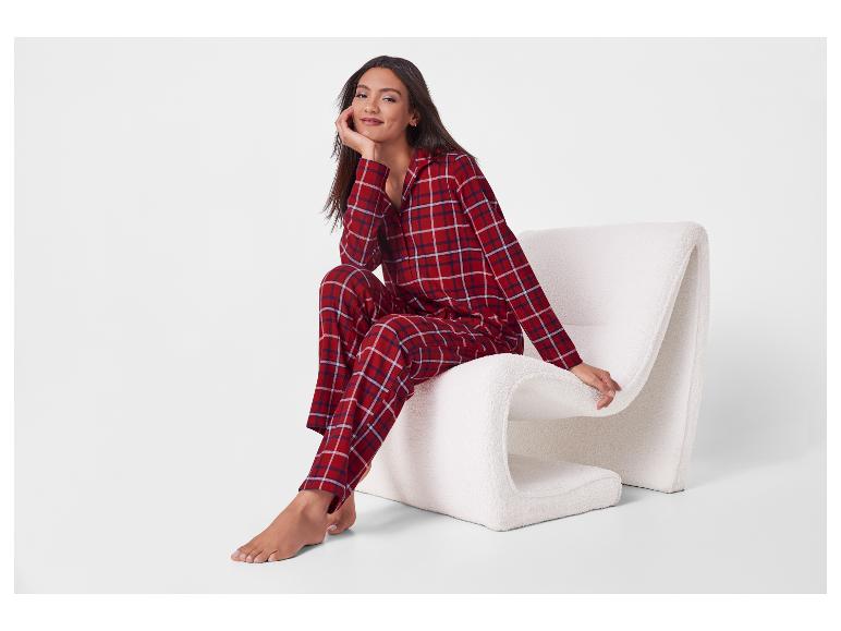 Flanellen dames pyjama