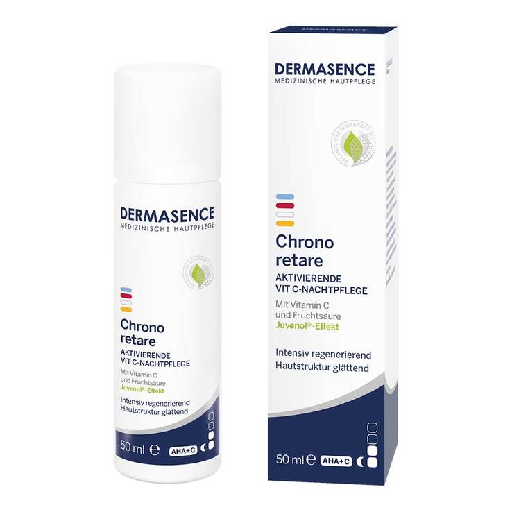 Dermasence Chrono retare aktivierende Vitamin-C Nachtpflege, 50 ml