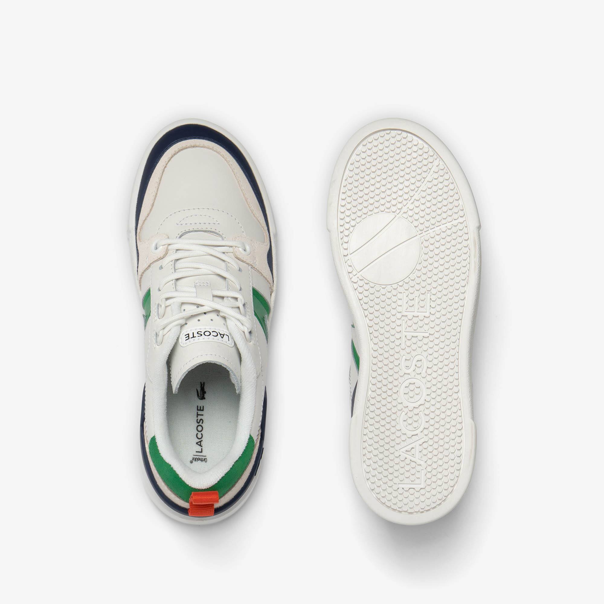 Sneakers L002 femme en cuir et mesh Sneakers - Blanc - Lacoste - Femme