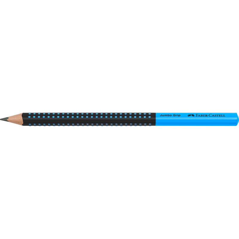 Faber-Castell Bleistift Jumbo Grip Two Tone, HB, schwarz/blau