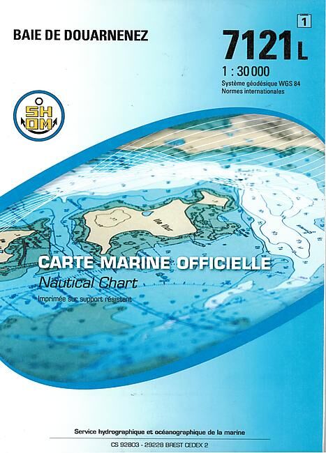 EPSHOM - 7121L BAIE DE DOUARNENEZ