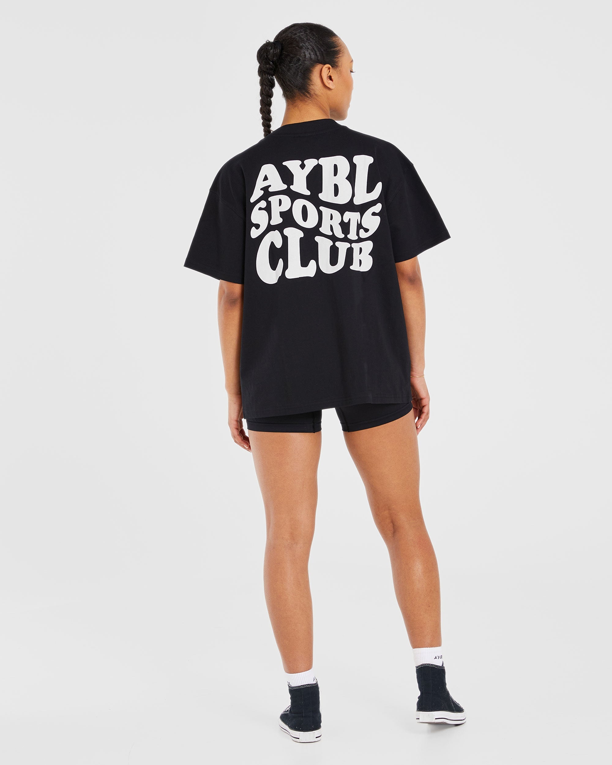 Sports Club Wavy Oversized T Shirt