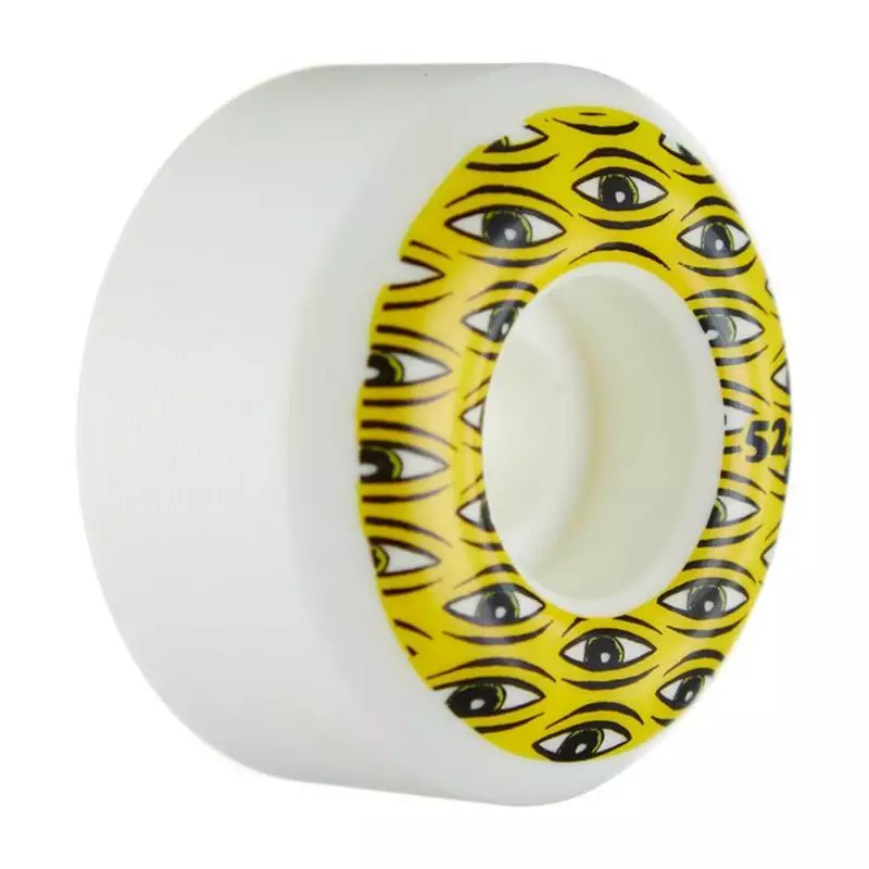 Roues skate TOY MACHINE (x4) All Seeing Blanc 100A 52mm