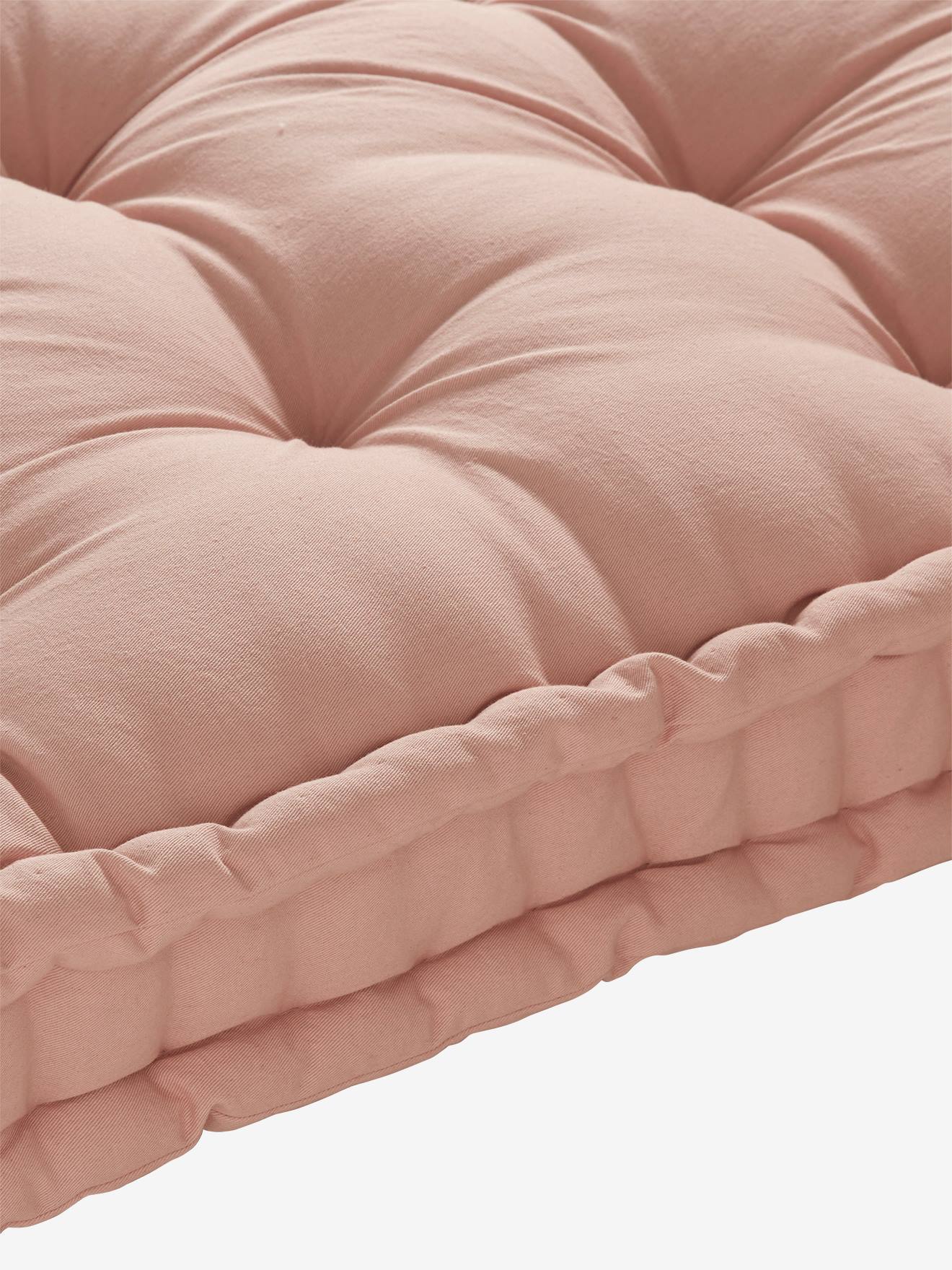 colchão de chão estilo futon rosa para maquiagem