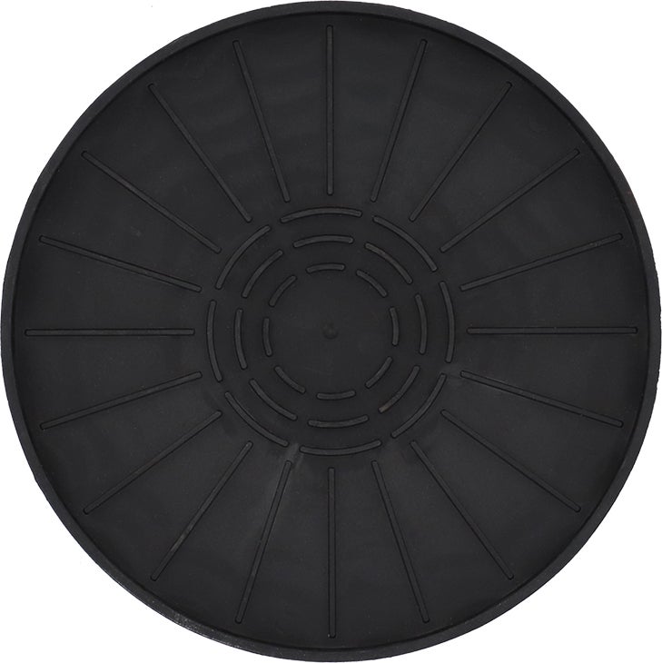 Esschert Design plantenschotel Dami zwart D 25 H 1 cm