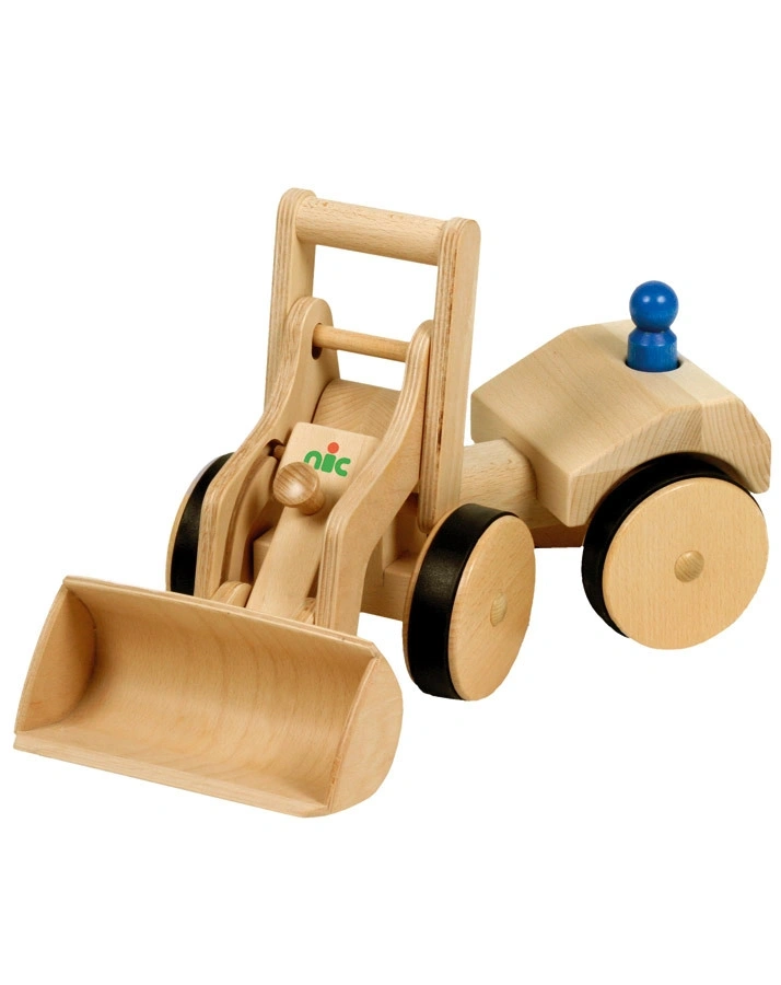 Holz-Radlader in natur