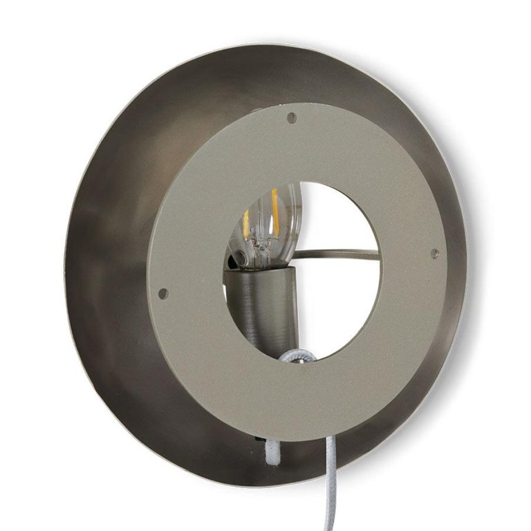 HKliving Orb wandlamp Chrome