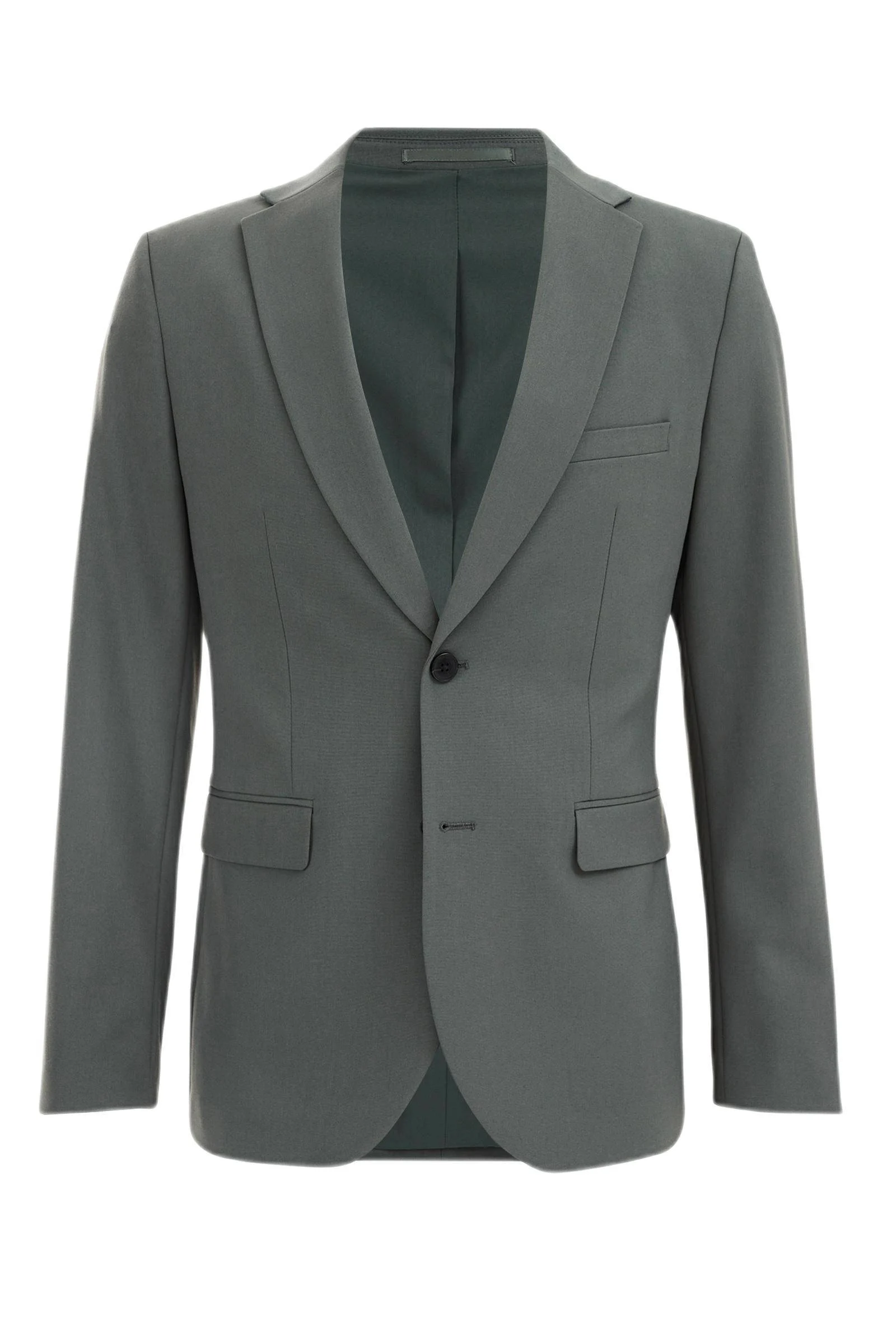 slim fit colbert donkergrijs
