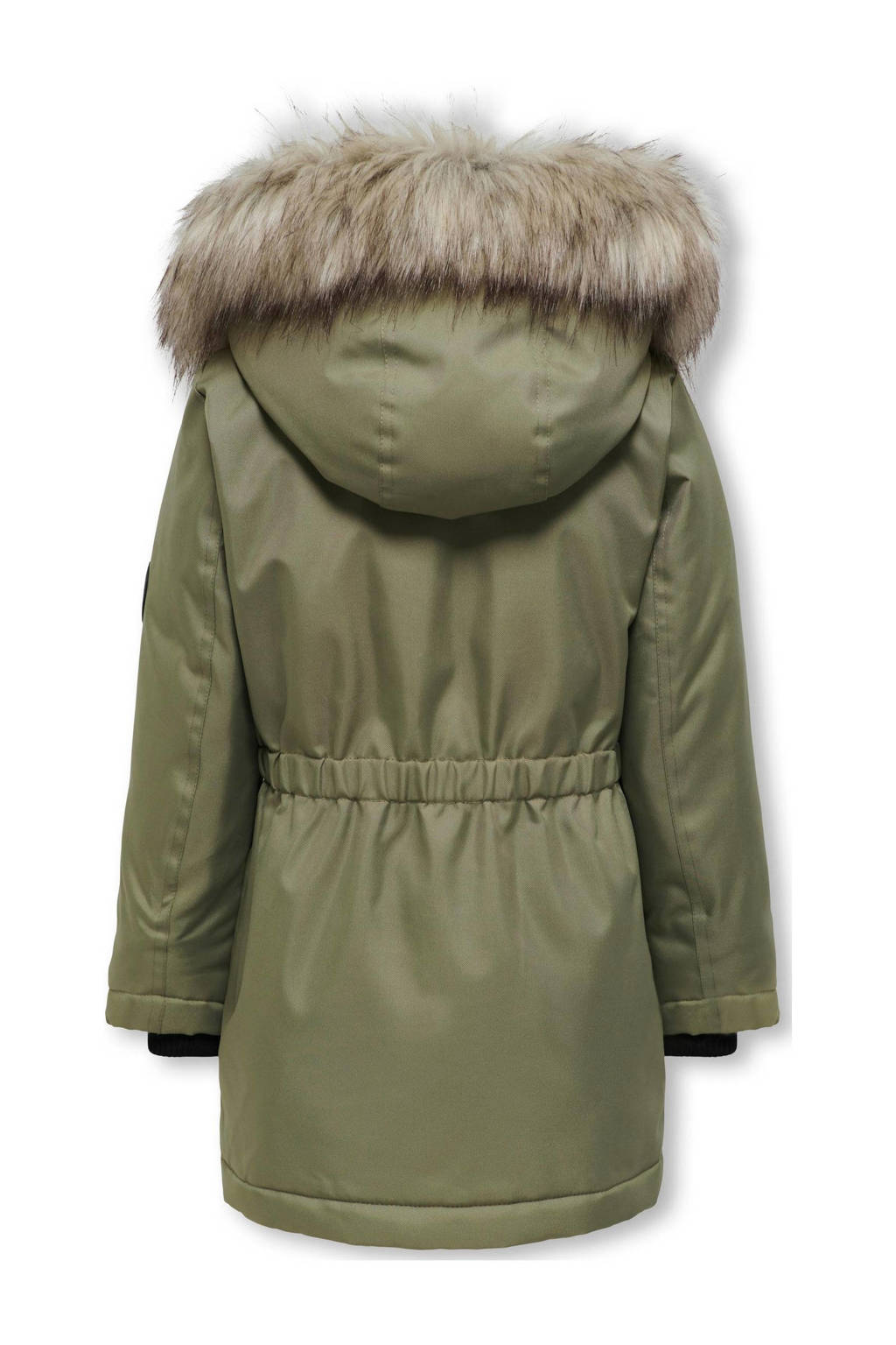 ONLY winterjas KOGIRIS lichtgroen