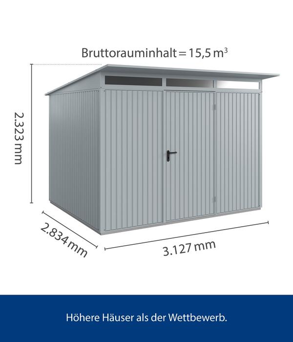 Hörmann Berry-Gerätehaus Classic-P Typ 3,