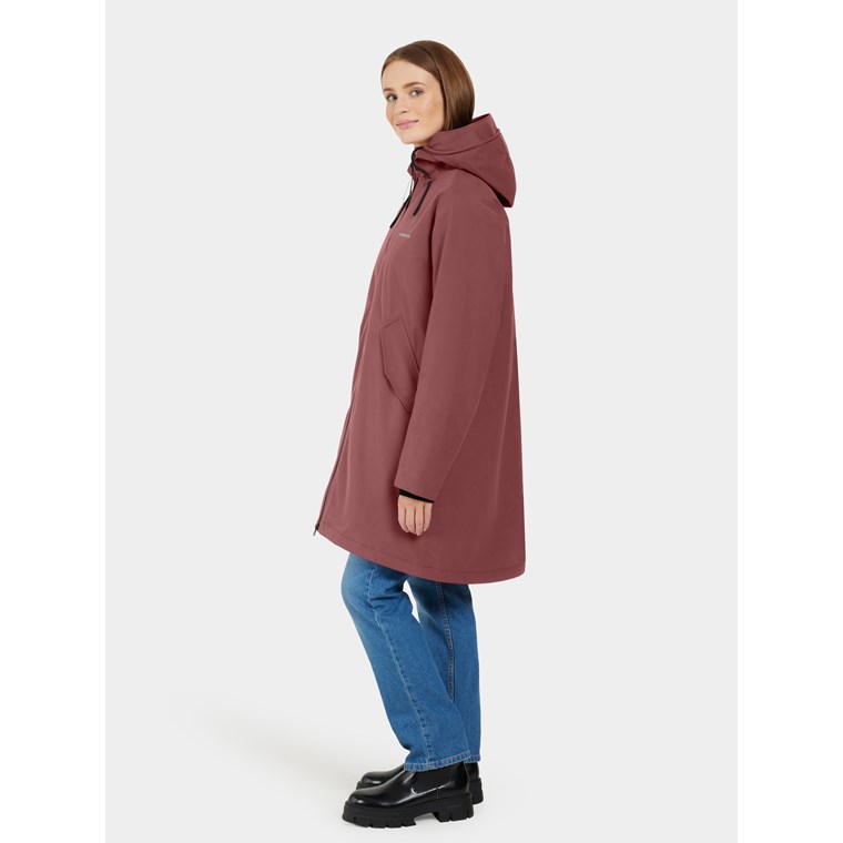 Didriksons Fia Wns Parka Old Rust