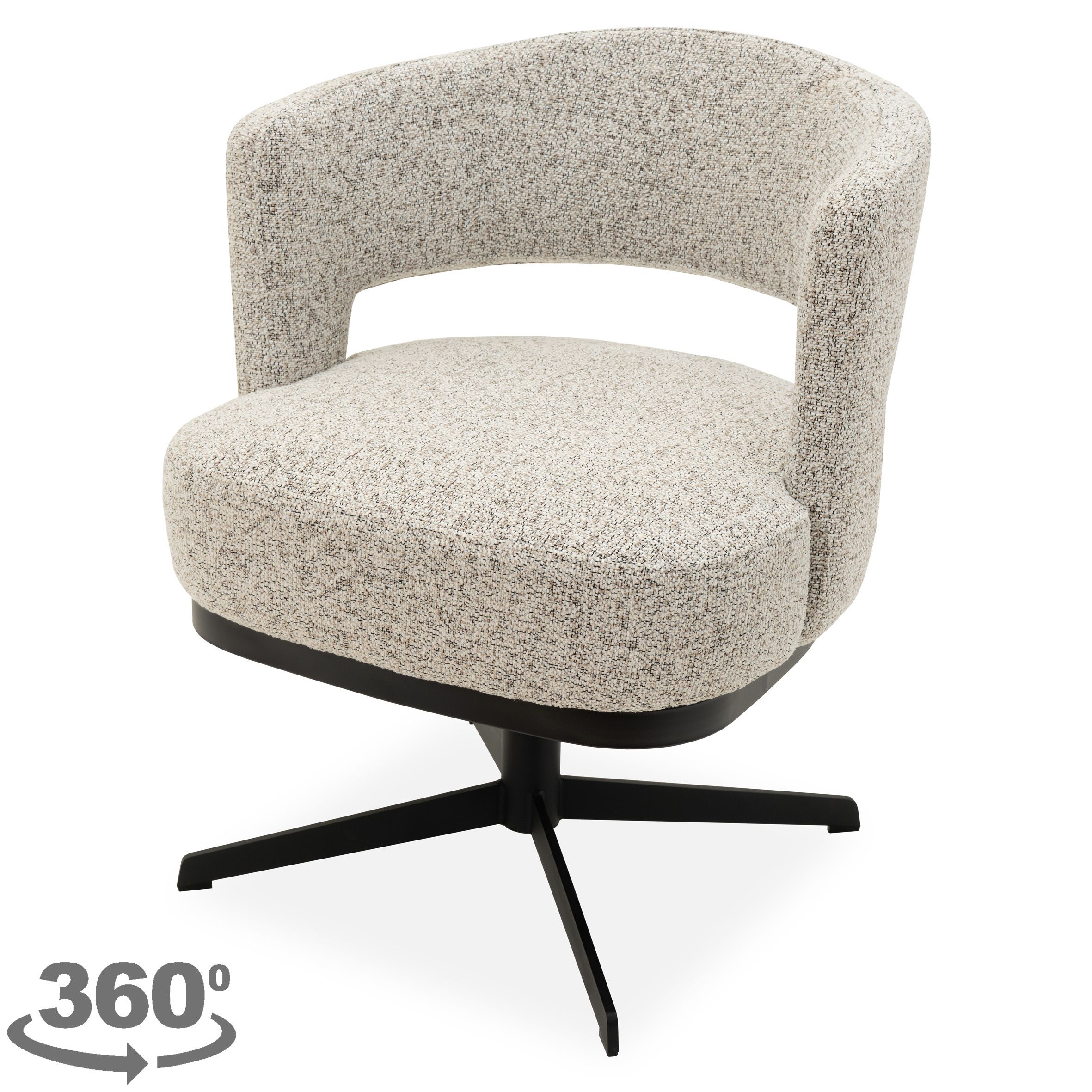 Eetkamerstoel Puente Beige Taupe Verto B67 x D67 x H80.5 cm