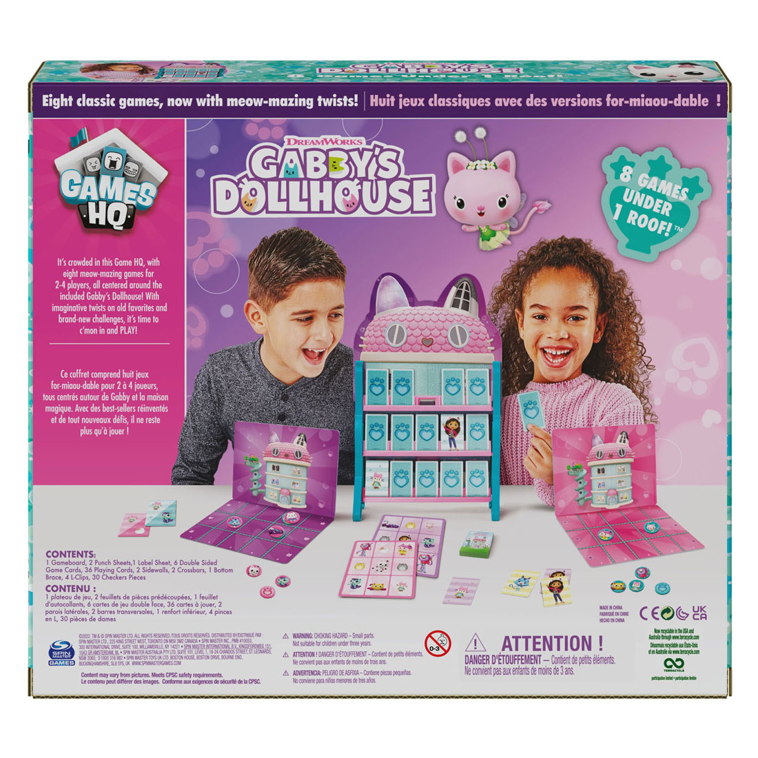 Gabby's Poppenhuis - Spellenpakket met 8 spellen
