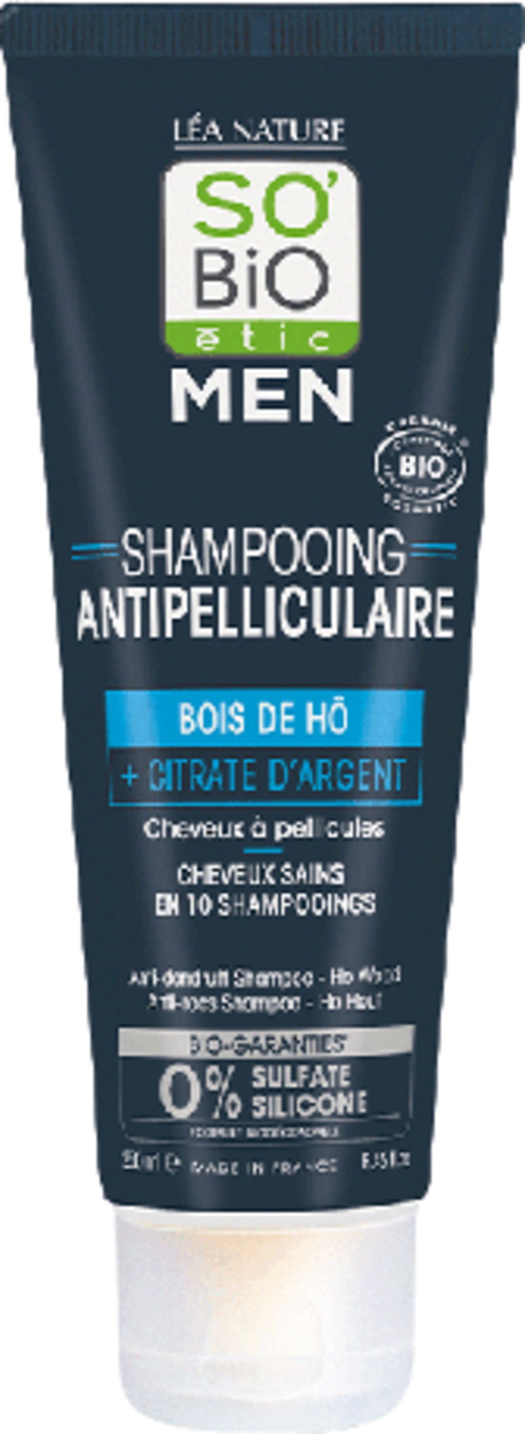 LÉA NATURE SO BiO étic  MEN Anti-Schuppen Shampoo Kampfer, 250 ml