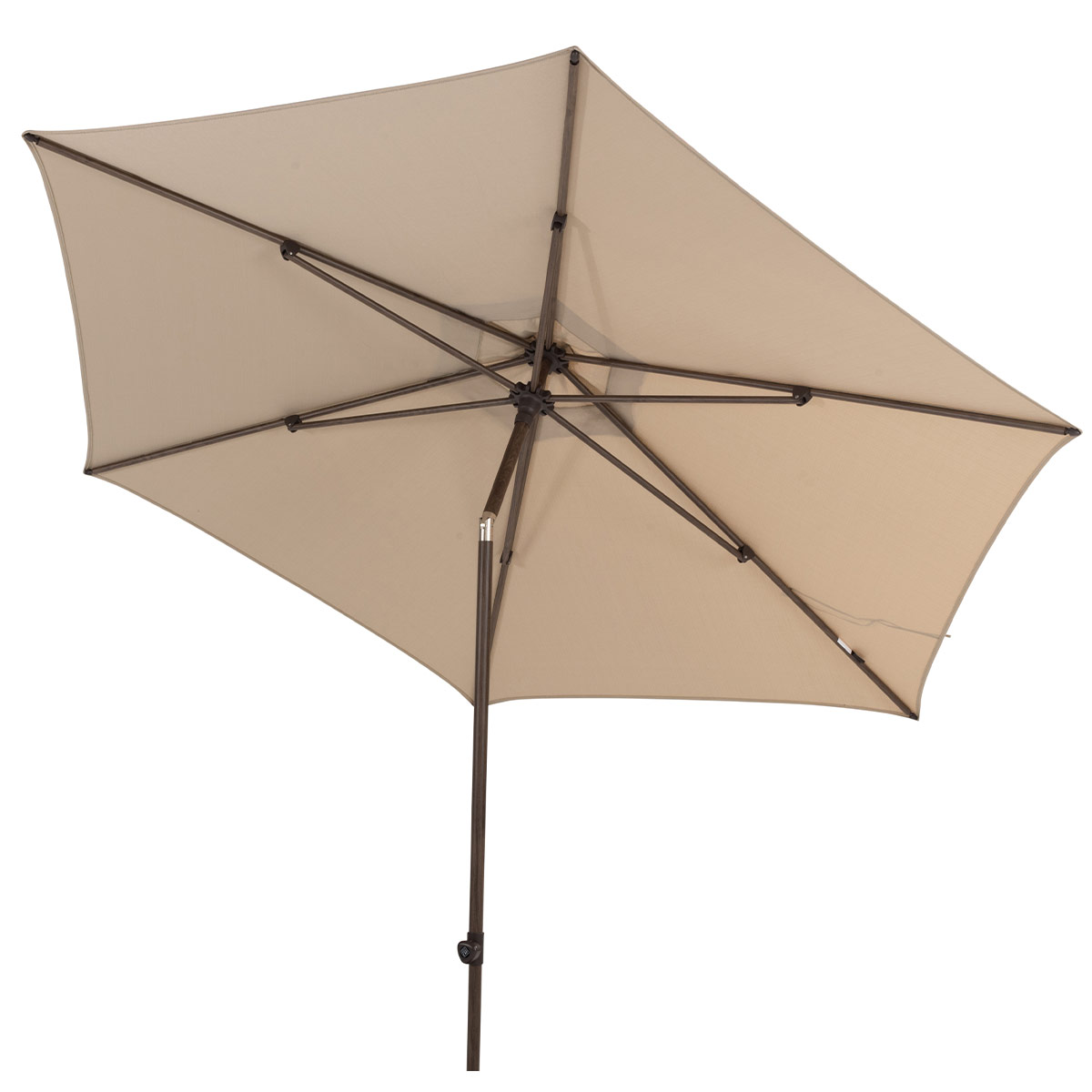 4 Seasons Azzurro beach Ø300 cm solefin - Wenge frame stokparasol