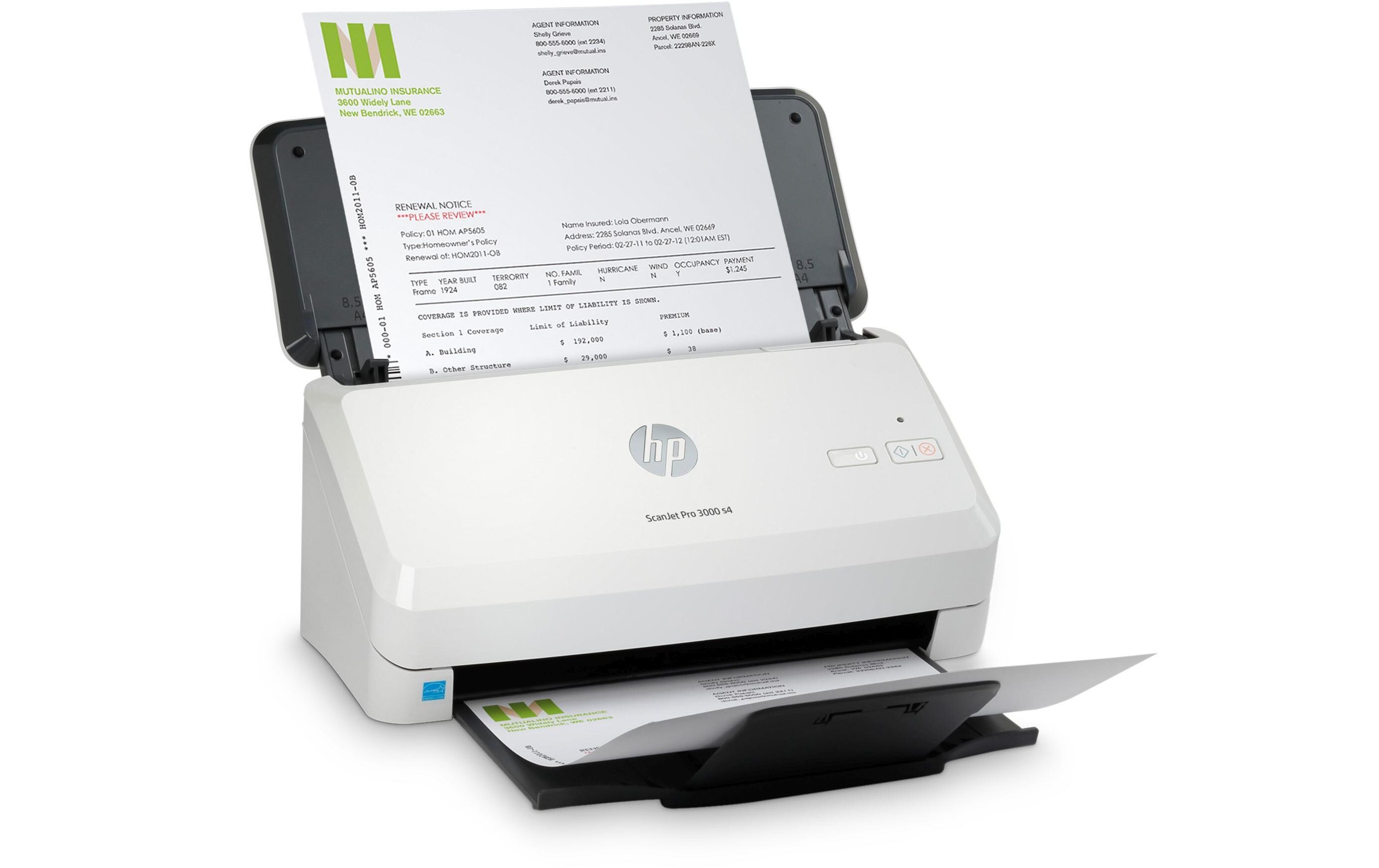 Dokumentenscanner ScanJet Pro 3000 s4<br>Scanner mit Einzelblattzufuhr im kompakten Format