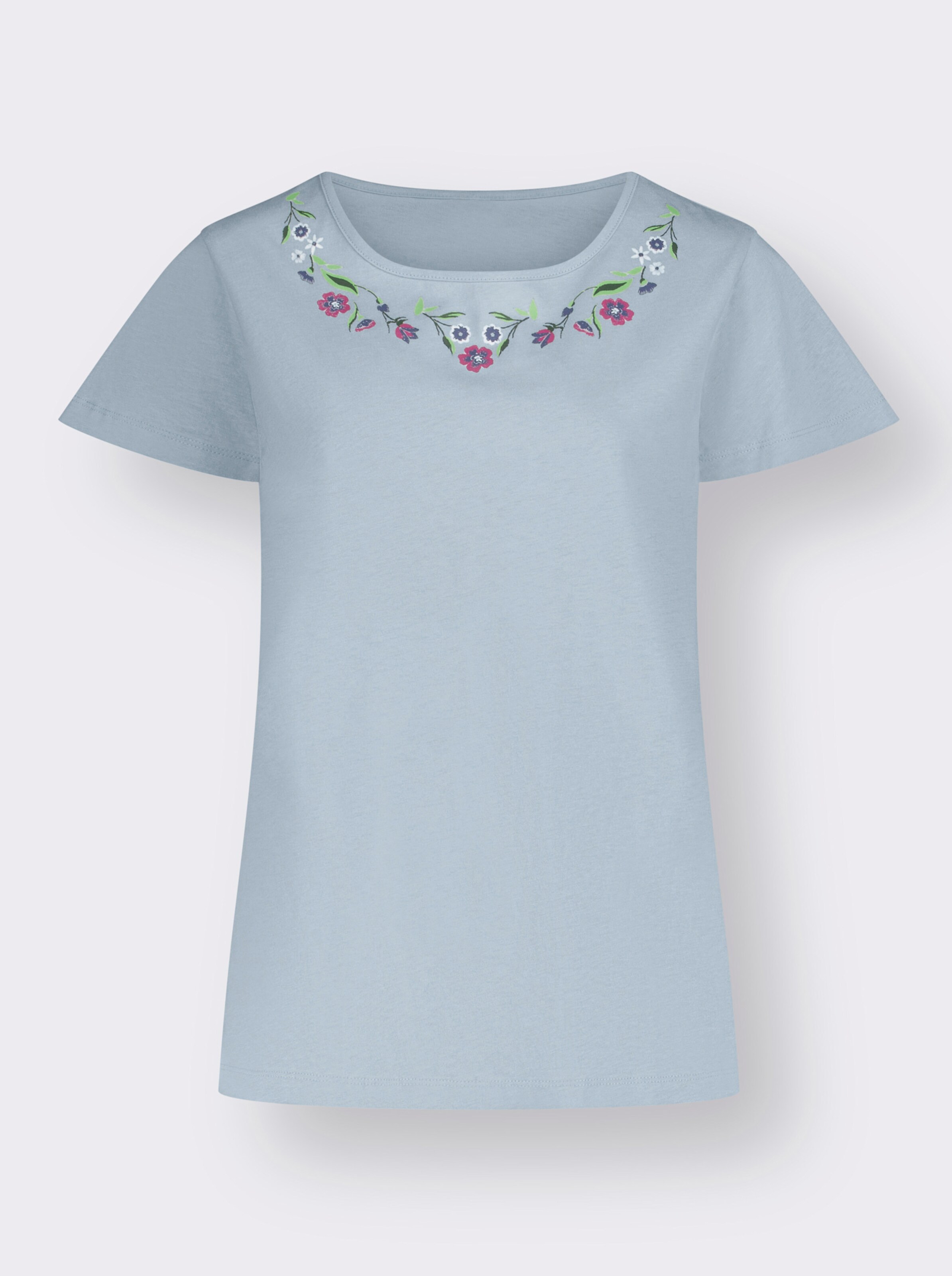 Kurzarmshirt mit Blütendruck