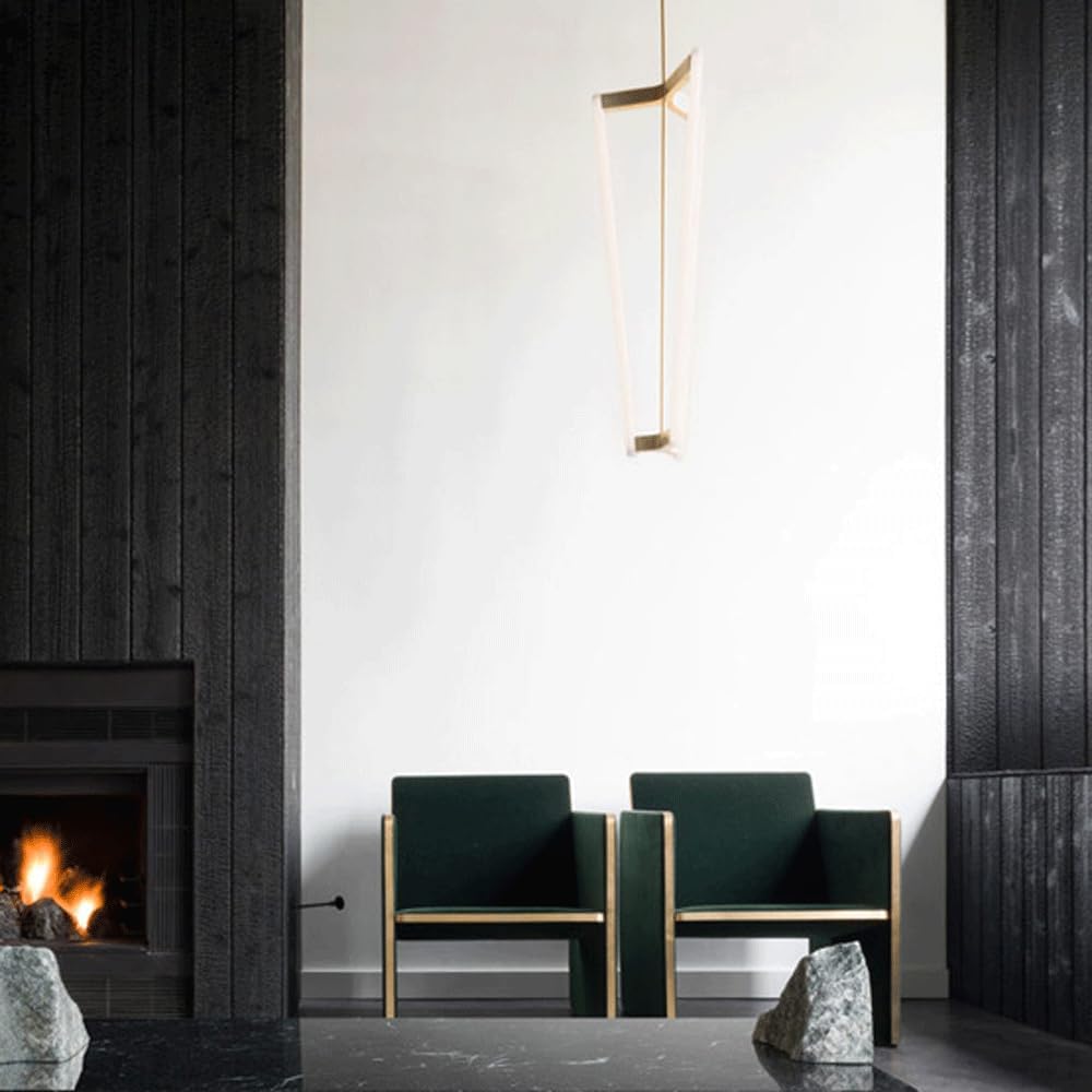 Nordic Wohnzimmer Pendelleuchte Luxus Deckenleuchte BedHead Moderne Designer Pendelleuchte Kreative Küche Bar Treppe Hängende Linie Kronleuchter Raumleuchte Droplight To pursue happiness