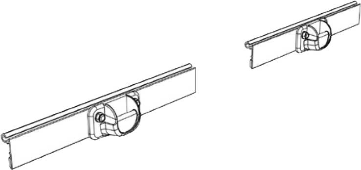 Thule Mounting Rail for Caravan Rail